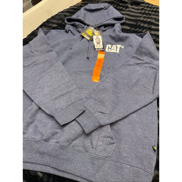 High Quality Blue Caterpillar Men’s XXL Hoodie!  #CAT - Picture 2 of 3